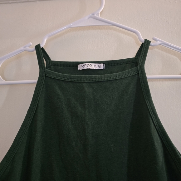 ReoRia Green Bodysuit Top Elegant Design - Picture 2 of 3